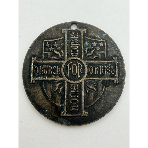 Other - Vintage Medallion National Lutheran Commission Soldiers Sailors Welfare Medal